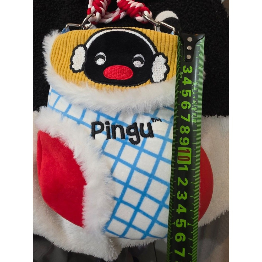 馬克圖布Pingu 企鵝家族 保溫杯杯套 小包16+13.5公分 背帶長60公分-細節圖2