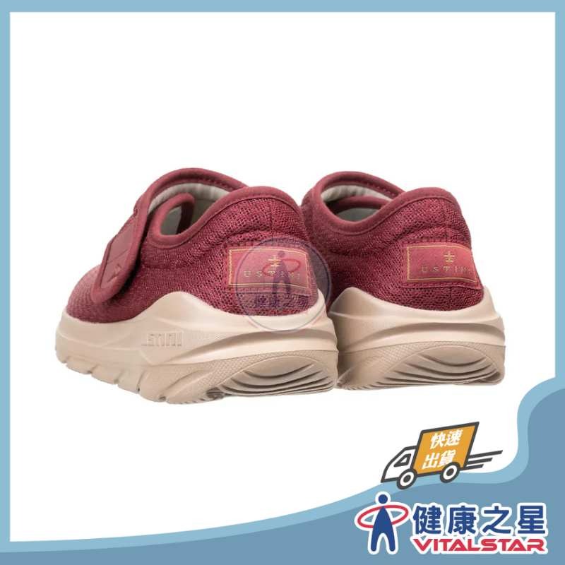 瞬好穿綿綿接地氣鞋 - 紅棕 (男女適用)-細節圖2