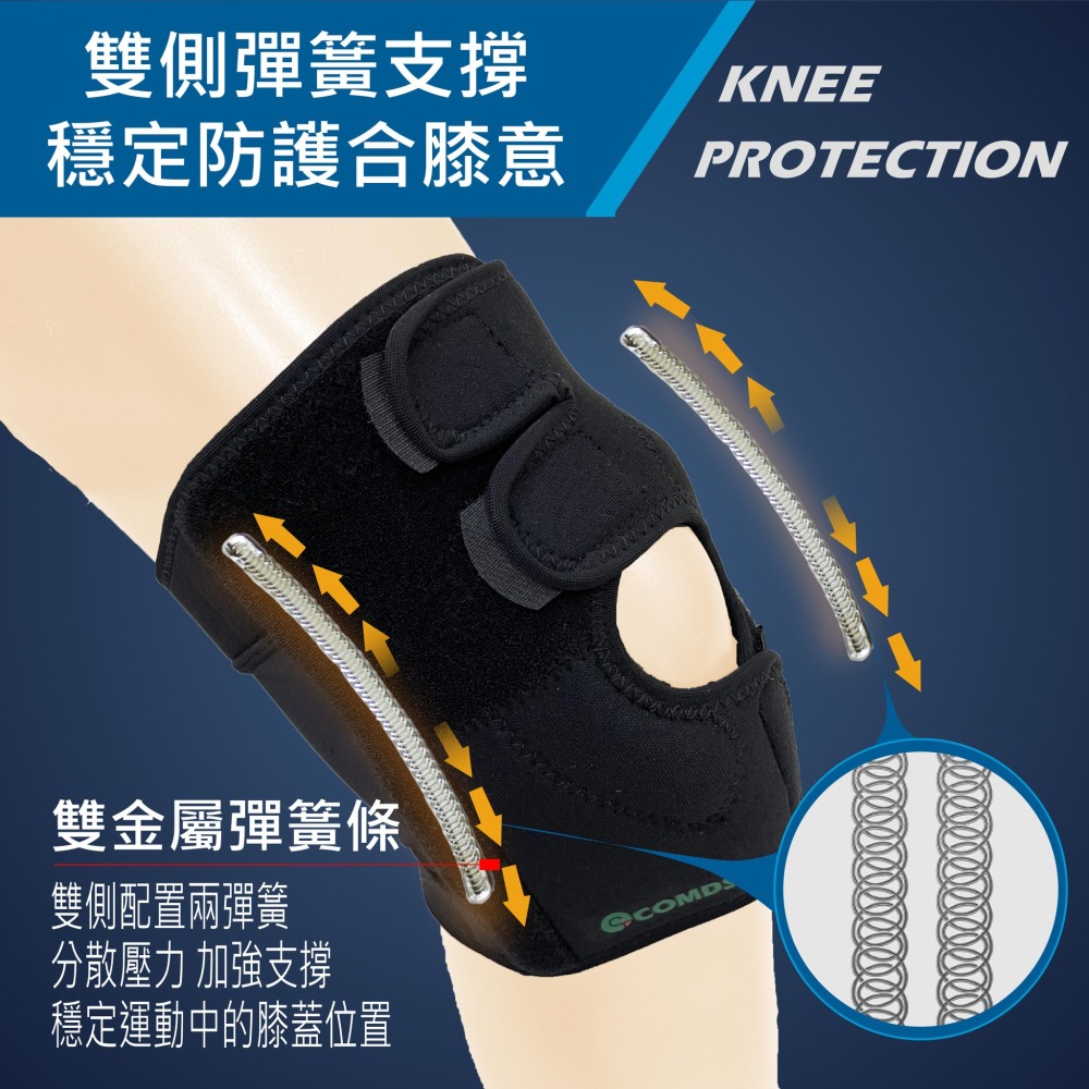 【康得適-COMDS】開放式纖薄護膝 VU-703-細節圖5