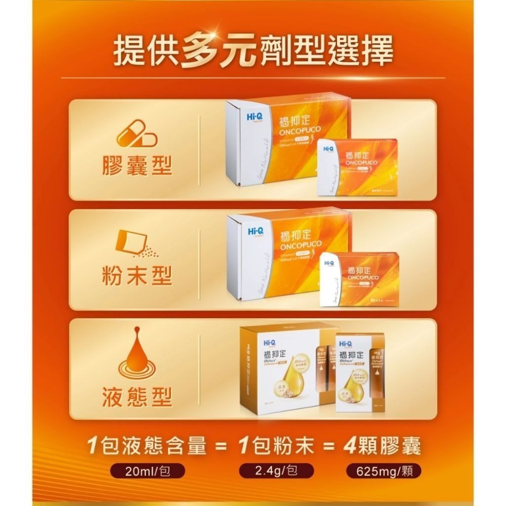 【原廠授權合格店家】Hi-Q 褐抑定 加強配方 小分子褐藻醣膠 膠囊型60顆/盒(2028/03)-細節圖4