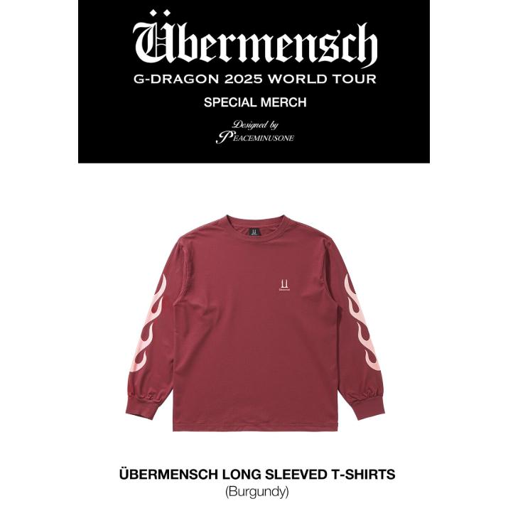 ✈️韓國空運🛩GD 權志龍 G-Dragon Peaceminusone ÜBERMENSCH 長袖T恤-細節圖4