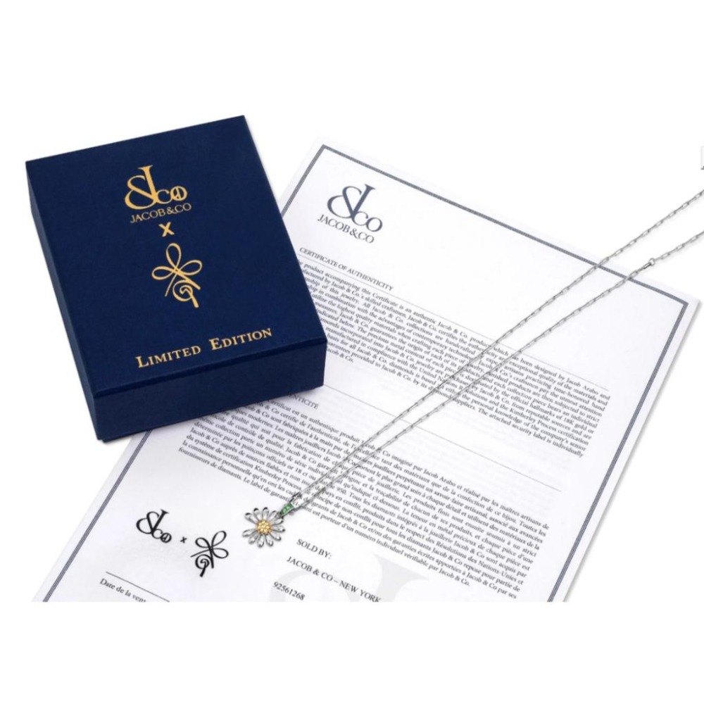 Jacob & Co. x PEACEMINUSONE GD 權志龍 G-DRAGON 聯名 雛菊項鍊(現貨)-細節圖3