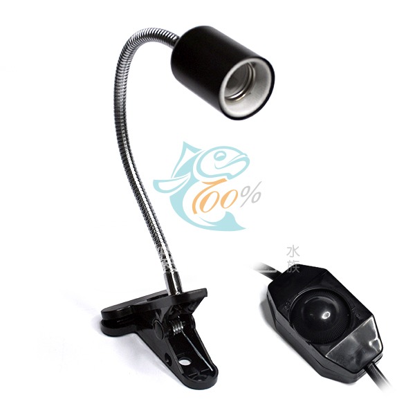 ～★魚樂百分百水族★～ 爬蟲烏龜保暖夾燈、曬背燈 一般開關/調頻開關 短款（黑）／短款（白）／長款（黑）／長款（白）-規格圖11