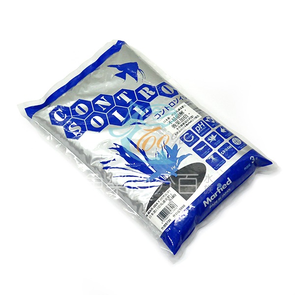 ～★魚樂百分百水族★～ 日本亞馬遜Marfied-第二代黑土、基肥土3L 粗土／細土-細節圖2