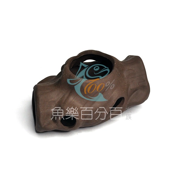 ～★魚樂百分百水族★～ 魚缸陶瓷紫砂飾品 小樹頭／大樹頭-規格圖5