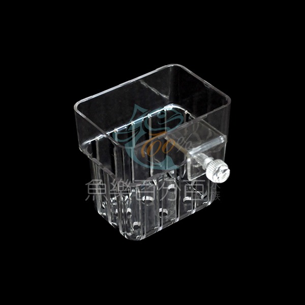 ～★魚樂百分百水族★～ 魚缸壓克力掛式水培植物定植籃-細節圖2