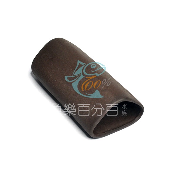～★魚樂百分百水族★～ 魚缸陶瓷紫砂飾品 異型繁殖甕 直條／三角-規格圖3