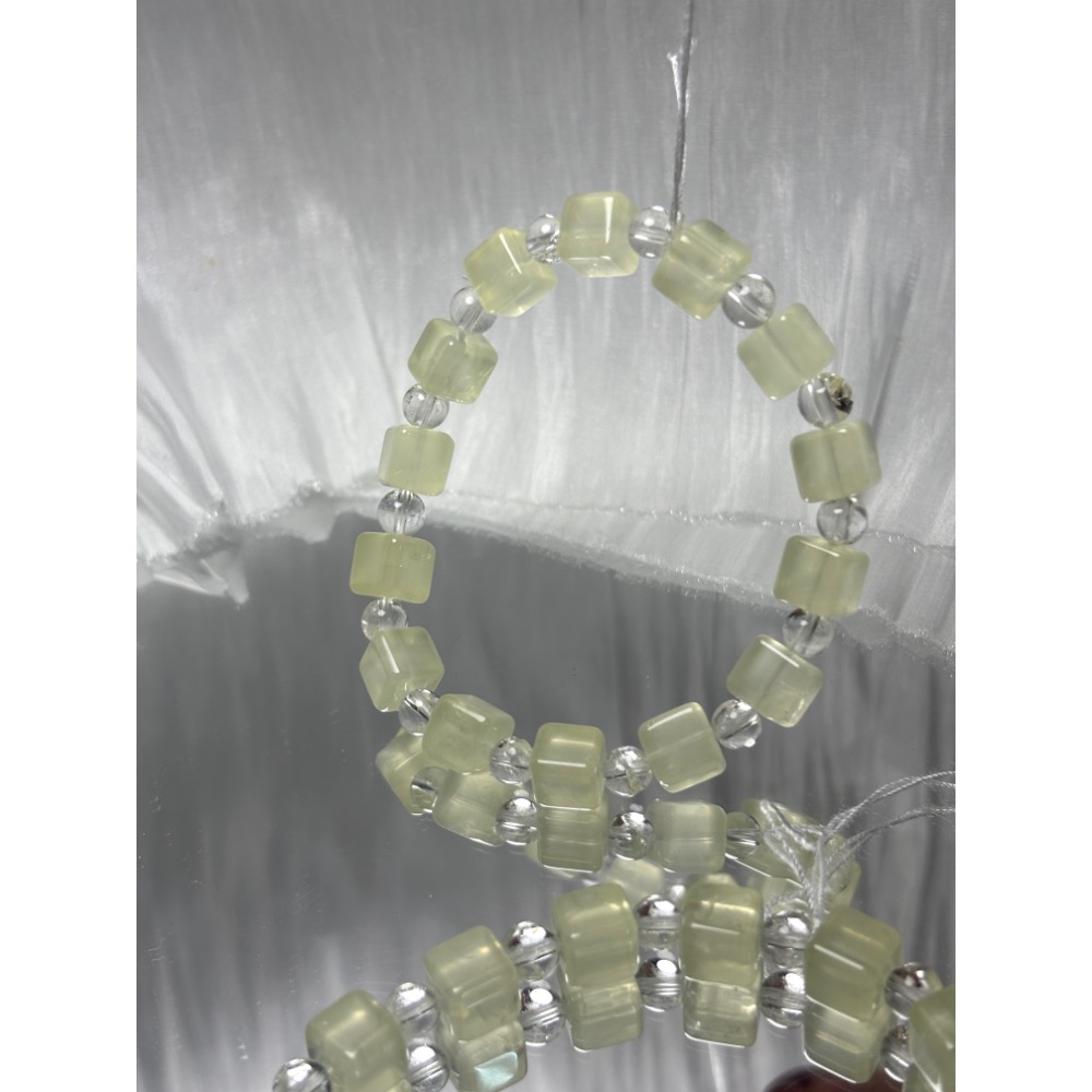 《YUBUY》·現貨·黃水晶方糖手鍊/8mm+/手圍16-細節圖5