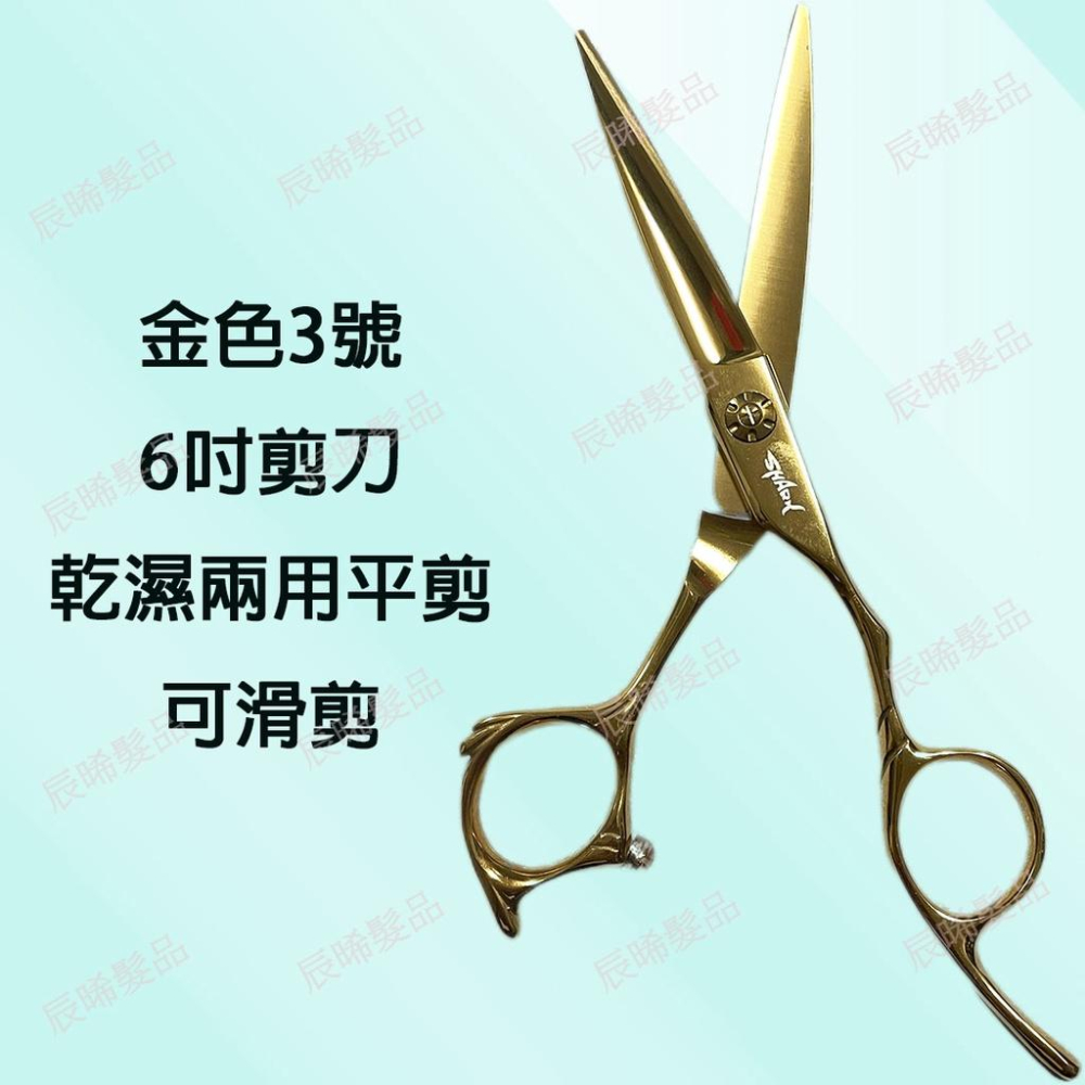 ✝️辰晞髮品✝️ 乾 濕剪 剪刀 6寸剪刀 設計師最愛的剪刀 美髮 沙龍-細節圖2