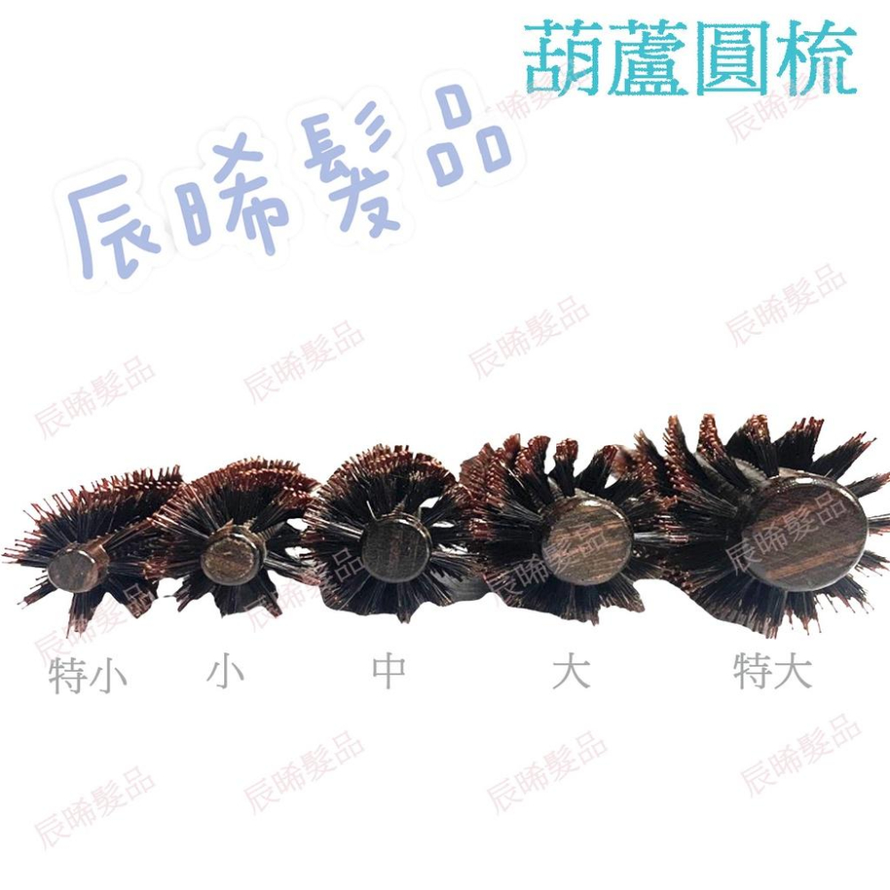 ✝️辰晞髮品✝️ 葫蘆圓梳 天然鬃毛 梳子 捲髮梳 捲髮鬃毛梳 豬鬃梳 木質鬃毛圓梳 葫蘆鬃毛圓梳 斜紋圓梳 空氣瀏海-細節圖2