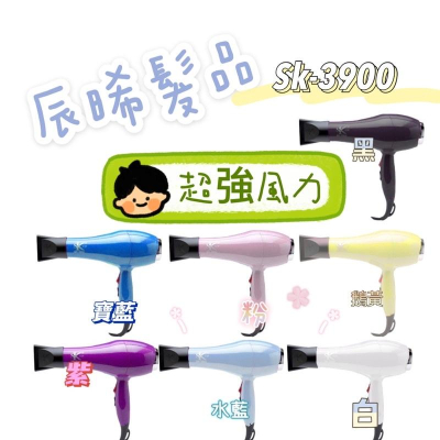 ✝️辰晞髮品✝️sk 3900日本馬達 重吹 超強風力