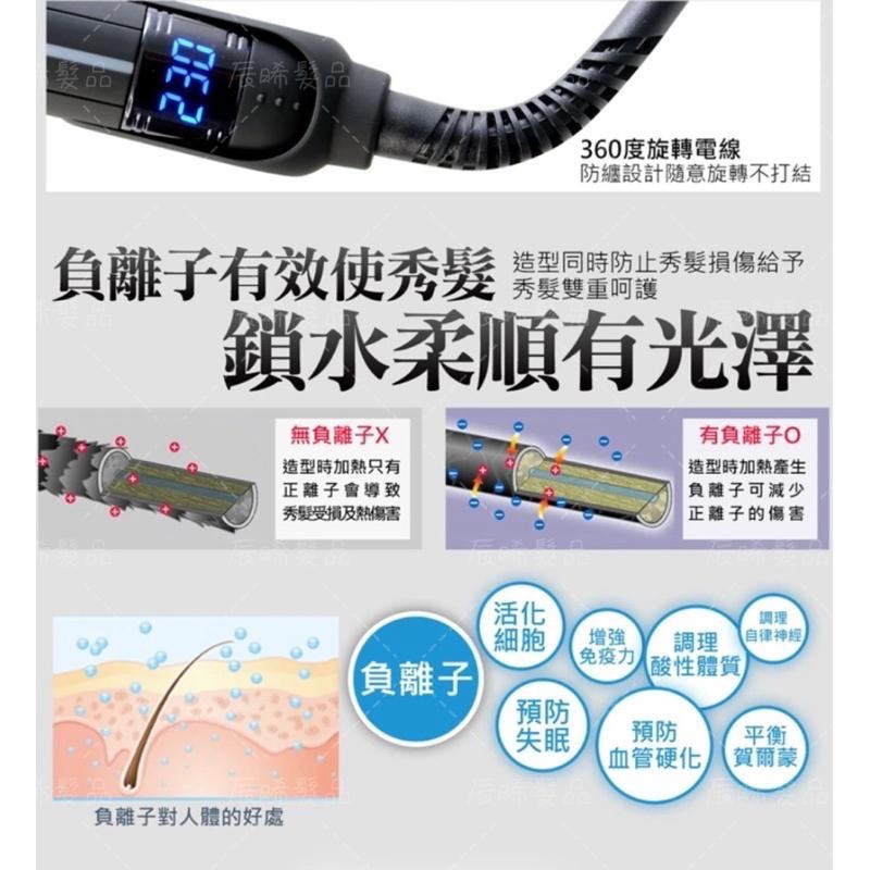 ✝️辰晞髮品✝️ 品工  PRO X1鈦空黑LED專業離子夾  直髮夾 造型夾離子夾 導熱板 專業人員使用-細節圖3