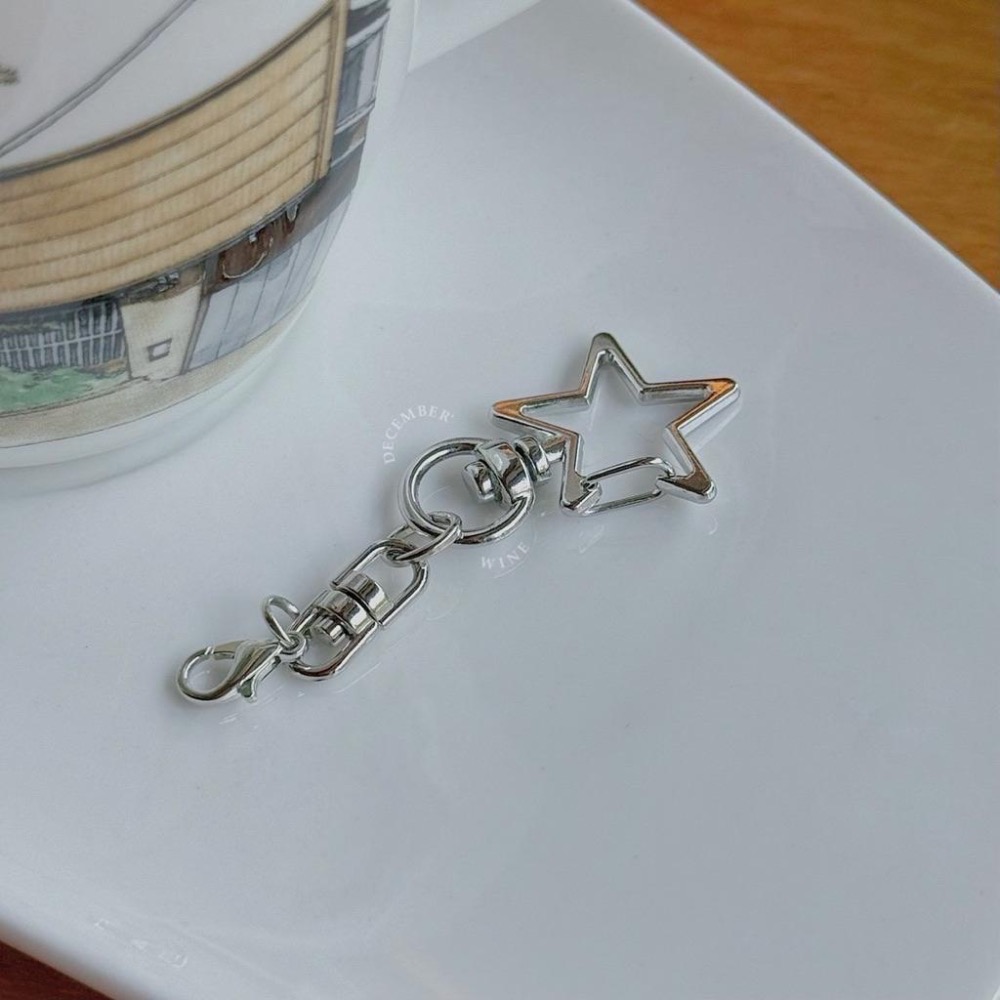 Dec.wine_【追星必備】透明小吊飾掛扣｜星星/月亮/愛心｜追星娃娃控必收｜可替換吊飾頭｜小卡娃娃配件｜萌系收集神器-細節圖4