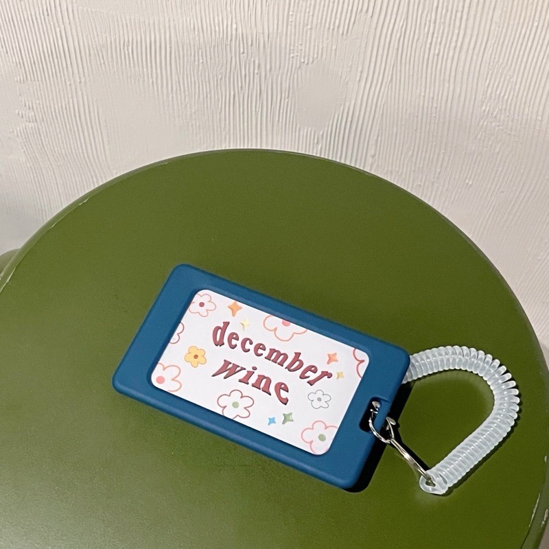 Dec.wine_ 🩶橡膠硬殼文青卡套🖤｜識別證套｜彈簧繩卡套｜門禁卡套｜gogoro鑰匙卡｜證件卡套-規格圖5