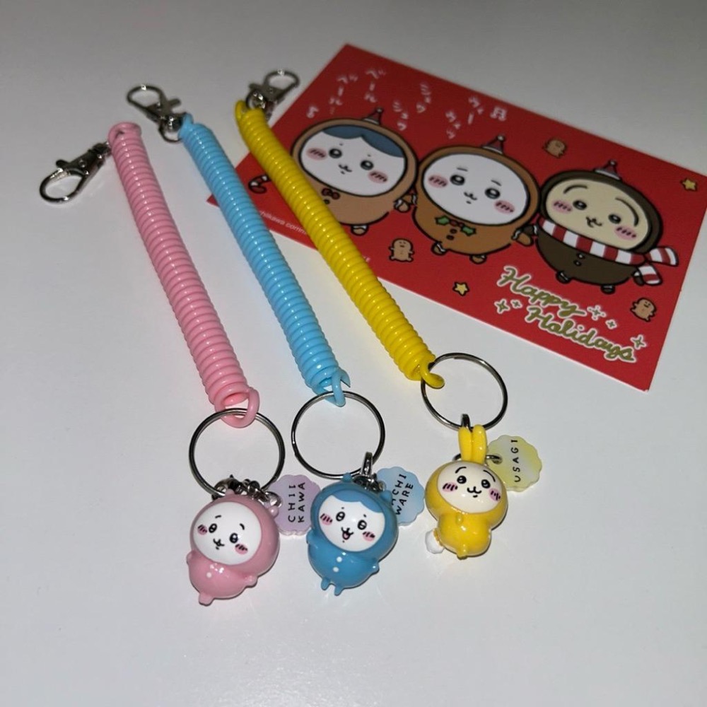 Dec.wine_【日本吉伊卡哇現貨】🇯🇵Chiikawa🐰正版睡衣派對吊飾 烏薩奇 小八 吉伊 兔兔睡衣 日本代購扭蛋-細節圖3