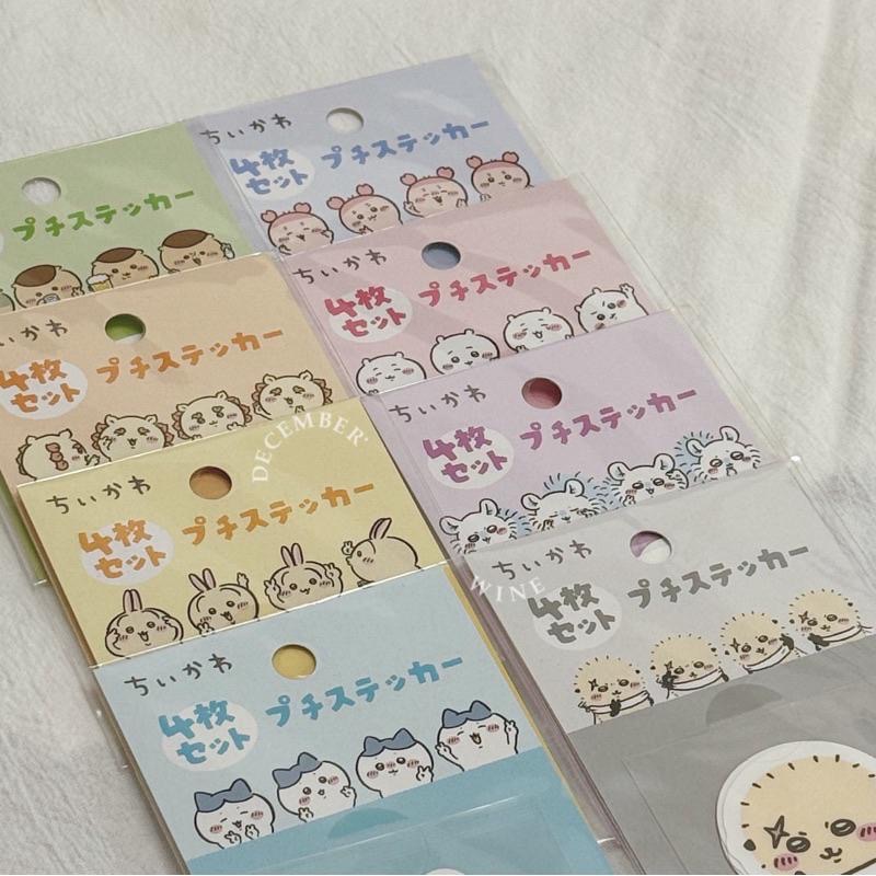 Dec.wine_【日本代購現貨】🇯🇵Chiikawa🐰四連拍正版防水貼紙 烏薩奇 小八 吉伊 海獺 栗子 小桃 獅薩-細節圖4