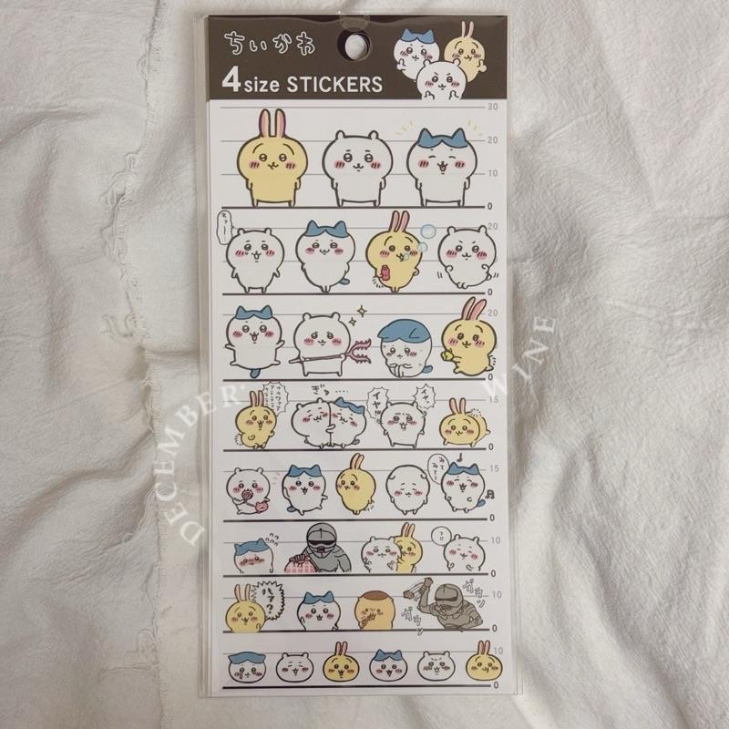 Dec.wine_【日本吉伊卡哇現貨】🇯🇵Chiikawa🐰正版貼紙 烏薩奇 小八 吉伊 海獺 栗子 小桃 獅薩-細節圖3