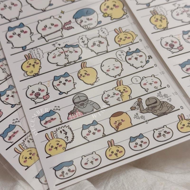 Dec.wine_【日本吉伊卡哇現貨】🇯🇵Chiikawa🐰正版貼紙 烏薩奇 小八 吉伊 海獺 栗子 小桃 獅薩-細節圖6