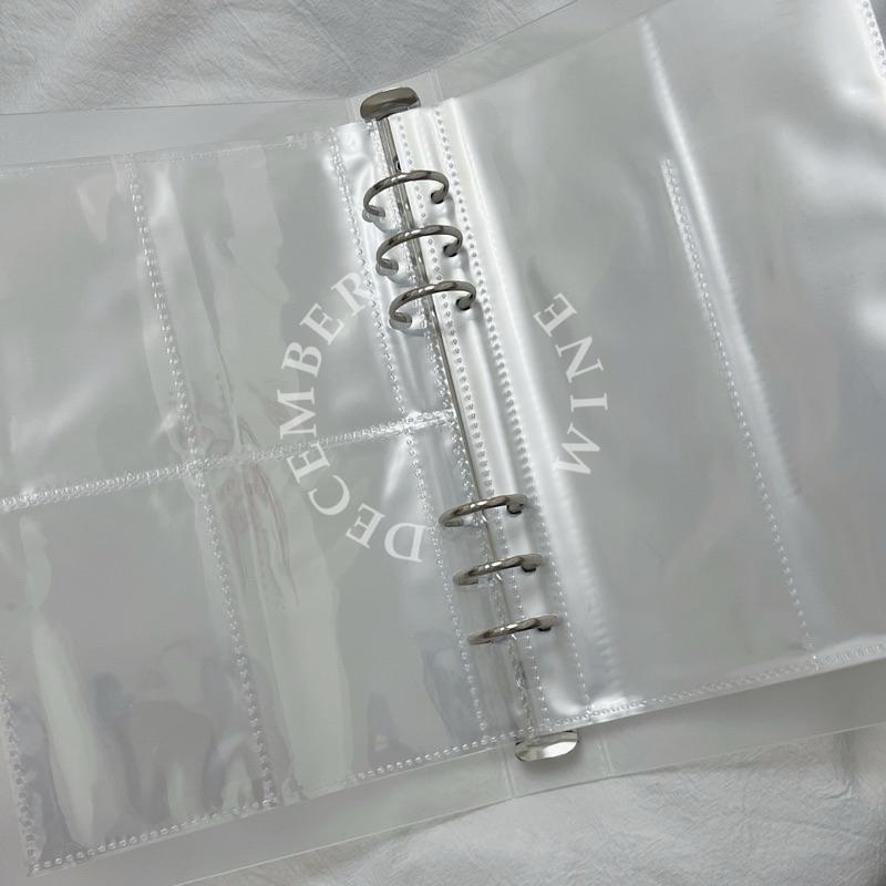 Dec.wine_🎞️ A5活頁夾拍立得相簿  盲盒卡片收納 拍立得相冊 拍貼機相本 四格人生相冊 愛豆小卡收納本-細節圖6