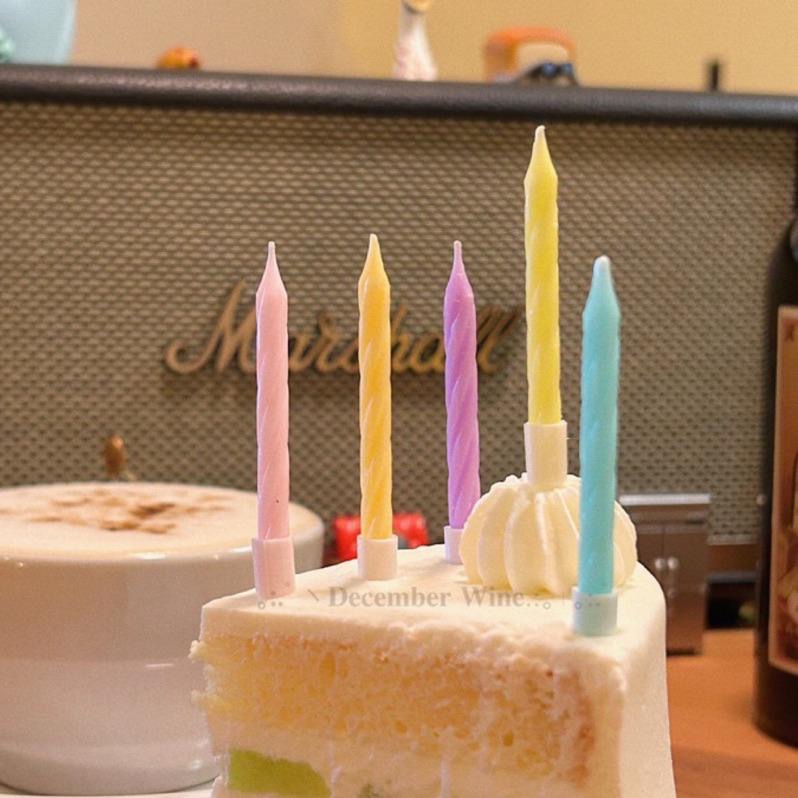Dec.wine_祝你生日快樂天天過生日10入小蠟燭🎂｜生日蠟燭｜繽紛蠟燭｜美式蠟燭｜生日派對｜韓系蠟燭｜-細節圖4