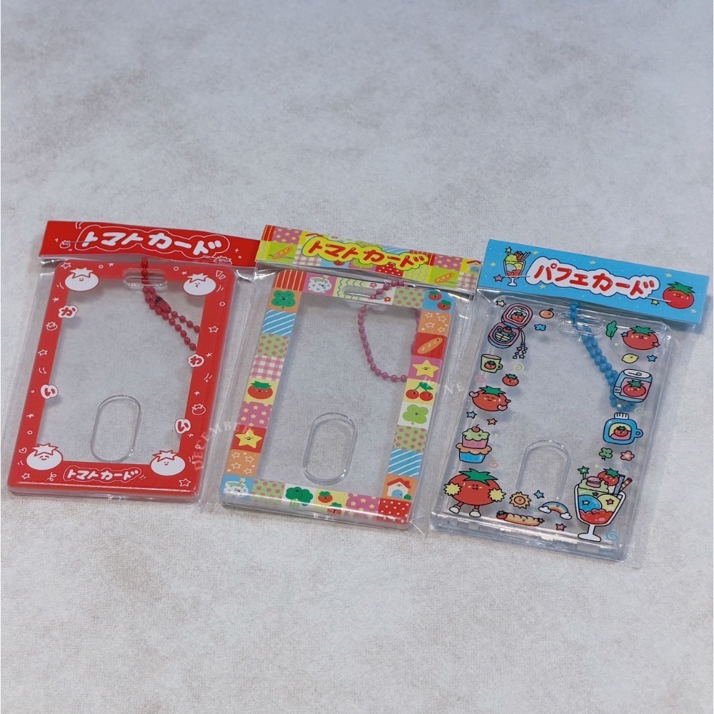 Dec.wine_【泰國代購】pleasenjoyy透明硬殼悠遊卡套🍅｜彈簧繩卡套|偶像卡套gogoro鑰匙卡追星小卡-細節圖3