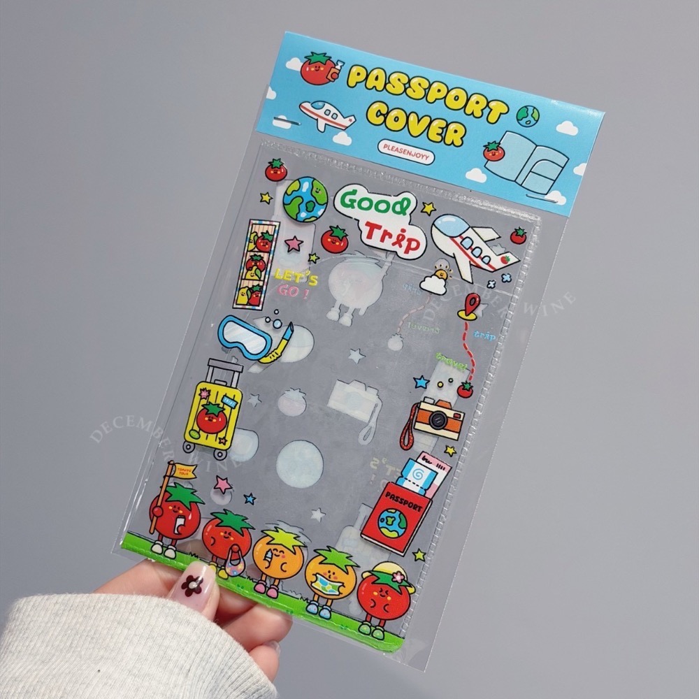 Dec.wine_【泰國代購】pleasenjoyy 🍅泰國文創 護照套 護照夾 護照保護套-規格圖6
