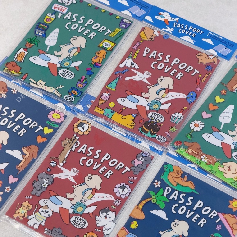 Dec.wine_【泰國代購】SSKTMMEE🐶泰國文創 護照套 護照夾 護照保護套-細節圖2