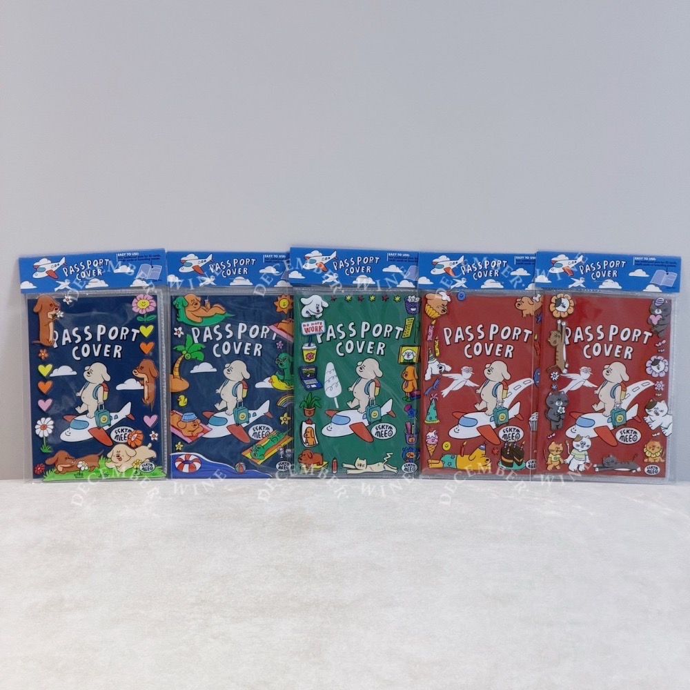 Dec.wine_【泰國代購】SSKTMMEE🐶泰國文創 護照套 護照夾 護照保護套-細節圖3