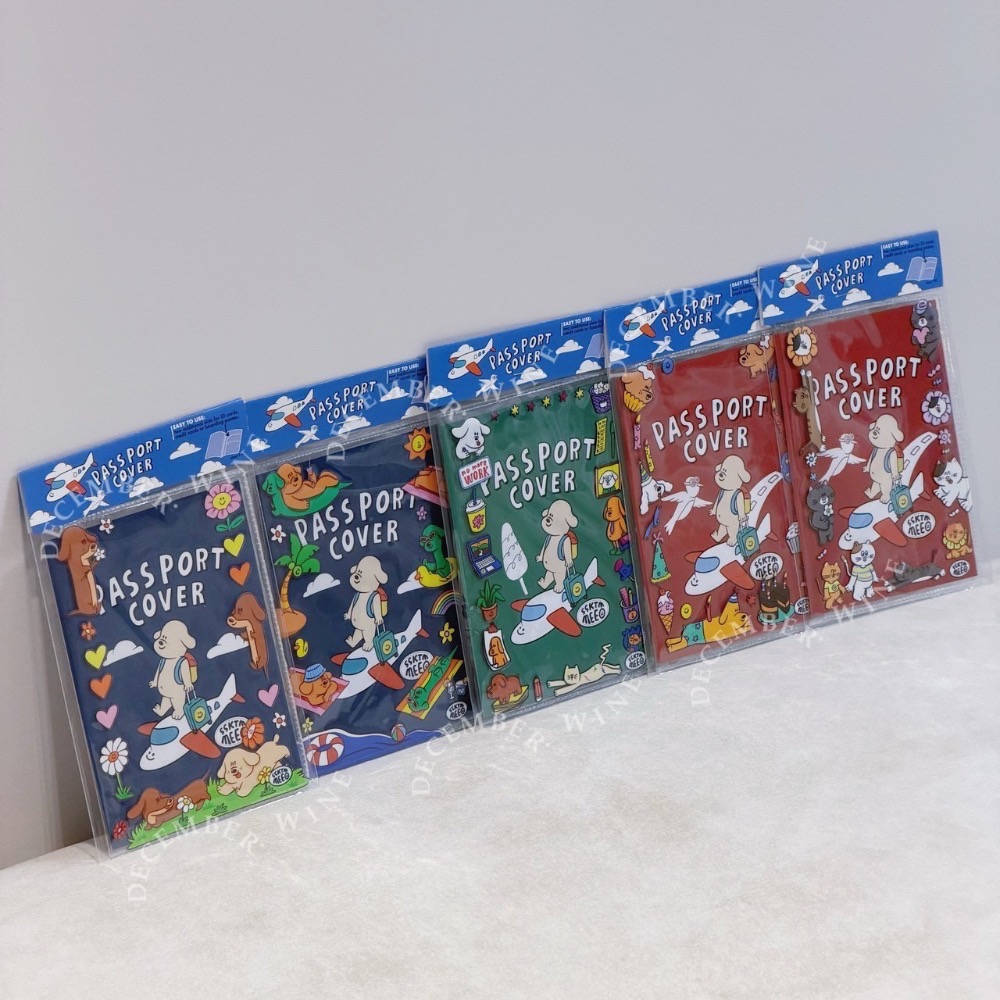 Dec.wine_【泰國代購】SSKTMMEE🐶泰國文創 護照套 護照夾 護照保護套-細節圖4