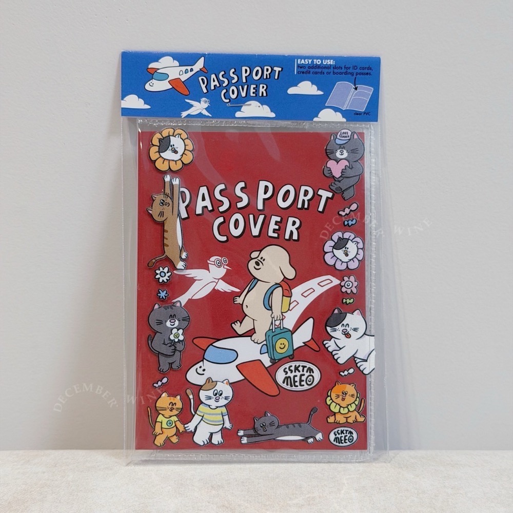 Dec.wine_【泰國代購】SSKTMMEE🐶泰國文創 護照套 護照夾 護照保護套-規格圖4