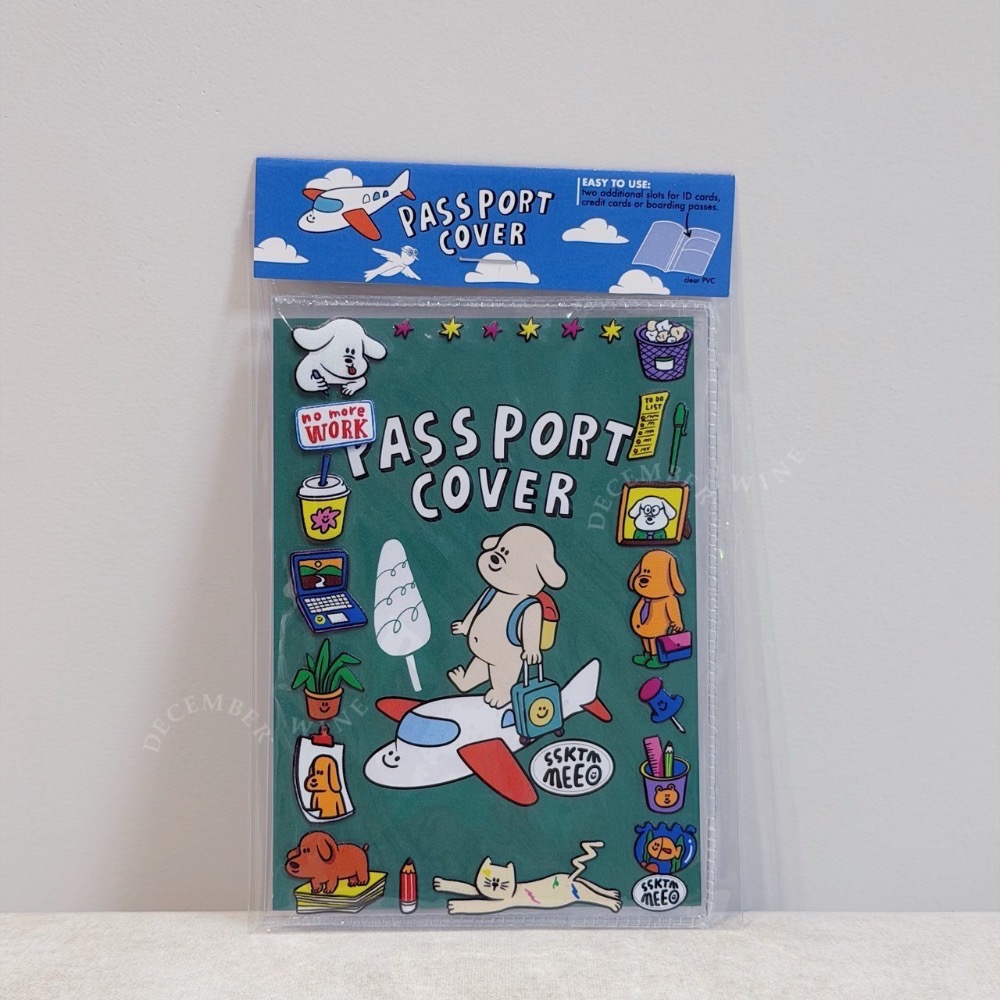 Dec.wine_【泰國代購】SSKTMMEE🐶泰國文創 護照套 護照夾 護照保護套-規格圖4