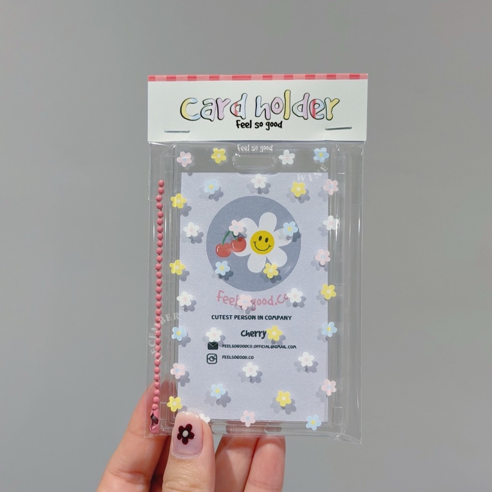 Dec.wine_【泰國代購】feelsogood🌝透明硬殼悠遊卡套｜彈簧繩卡套|偶像卡套gogoro鑰匙卡追星小卡-規格圖3