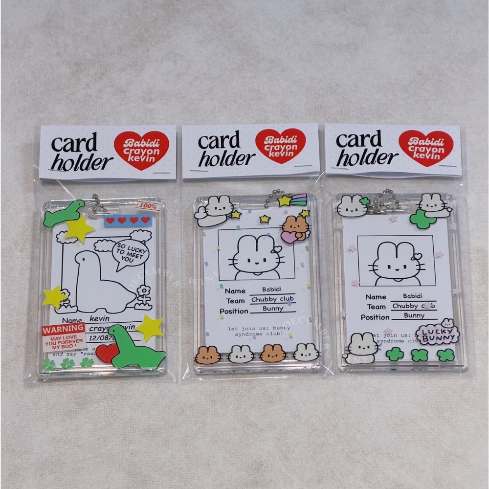 Dec.wine_【泰國代購】泰國文創透明硬殼悠遊卡套🐶｜彈簧繩卡套｜偶像卡套｜gogoro鑰匙卡｜追星小卡-細節圖2