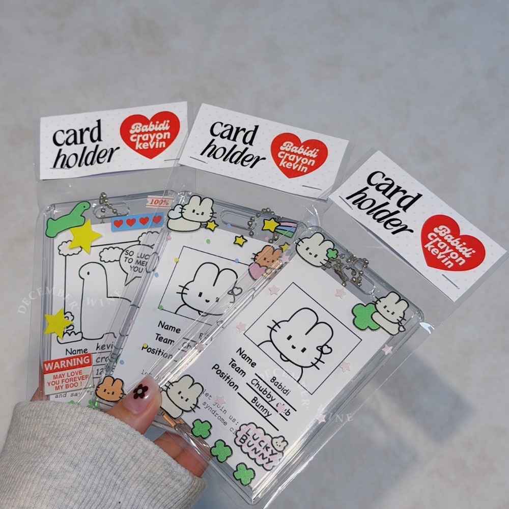 Dec.wine_【泰國代購】泰國文創透明硬殼悠遊卡套🐶｜彈簧繩卡套｜偶像卡套｜gogoro鑰匙卡｜追星小卡-細節圖3