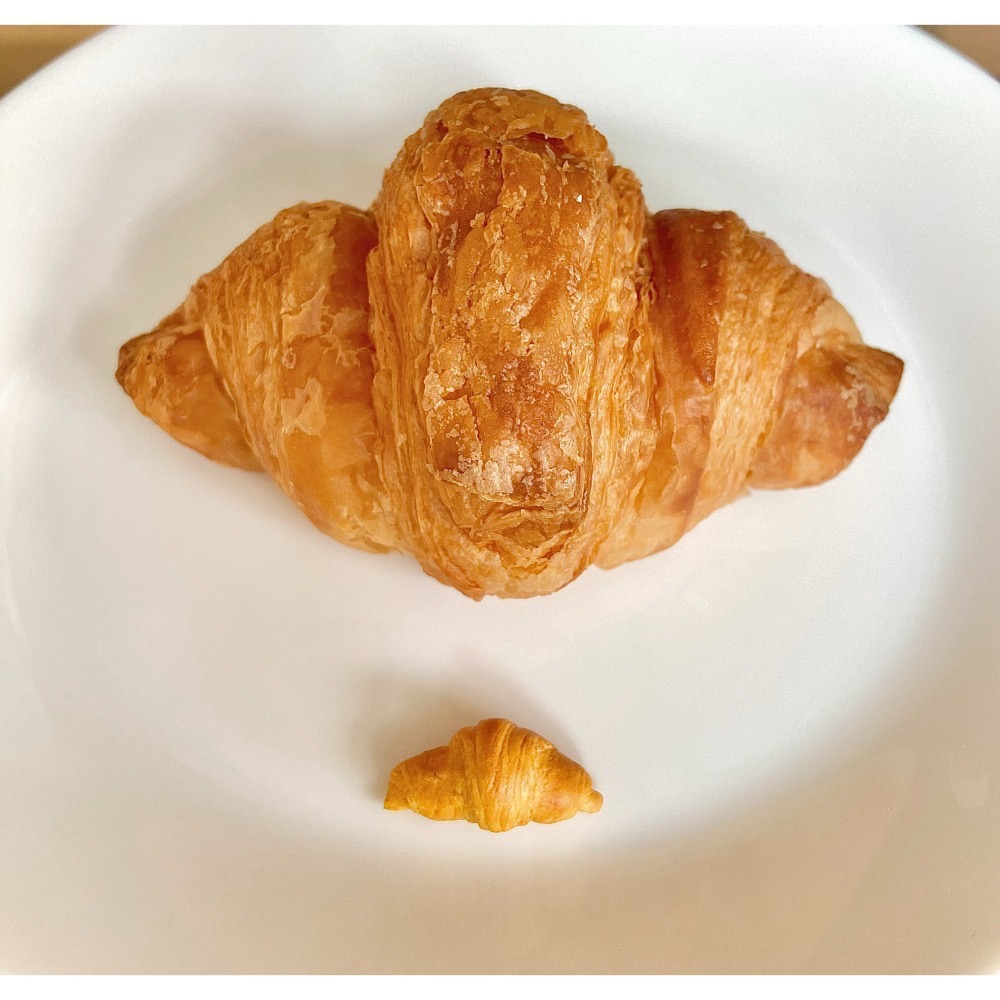 【二諾手作】黏土製迷你牛角可頌 袖珍模型 仿真麵包-細節圖3