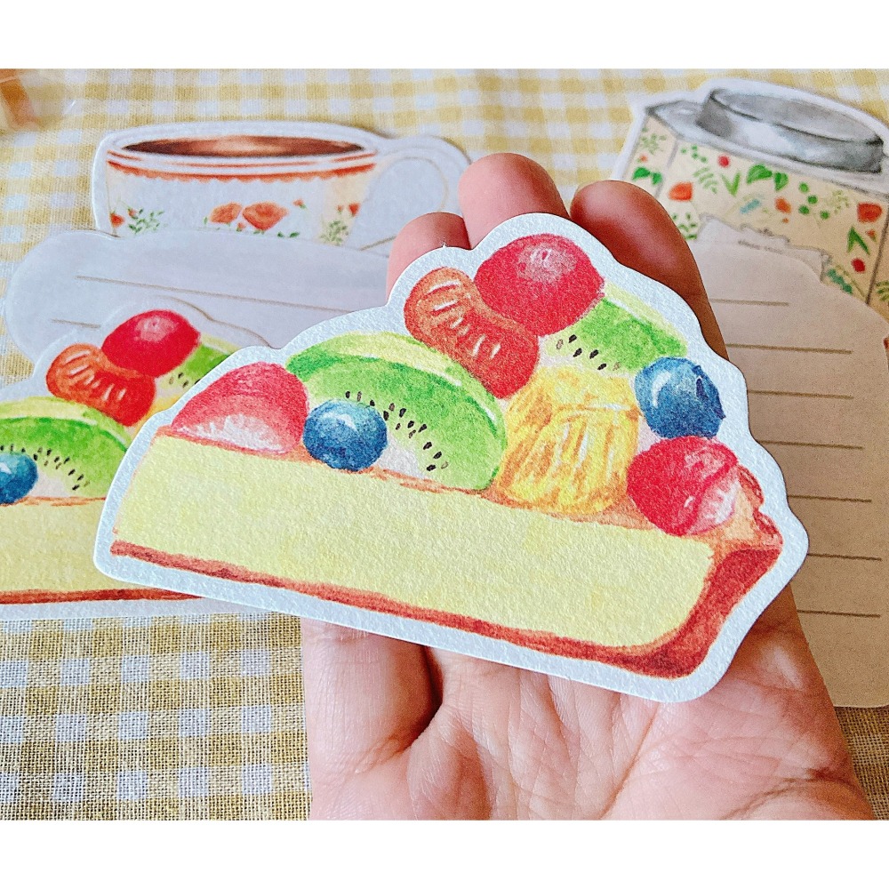 【古川紙工】少女時光下午茶造型信紙組 水果塔 大吉嶺紅茶 便箋-細節圖5