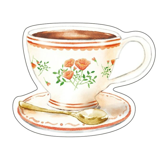 【古川紙工】少女時光下午茶造型信紙組 水果塔 大吉嶺紅茶 便箋-細節圖8