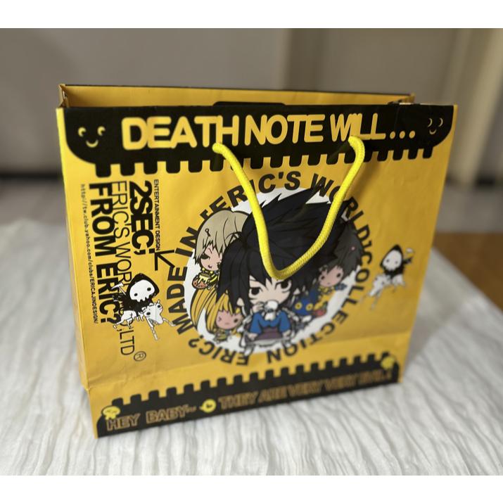 同人場原創紙袋 死亡筆記本 Death Note ERIC 可愛動漫紙袋 30x26.5x10.5cm-細節圖2