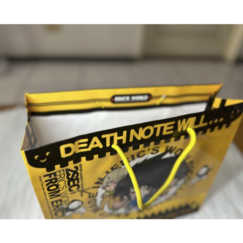 同人場原創紙袋 死亡筆記本 Death Note ERIC 可愛動漫紙袋 30x26.5x10.5cm-細節圖3