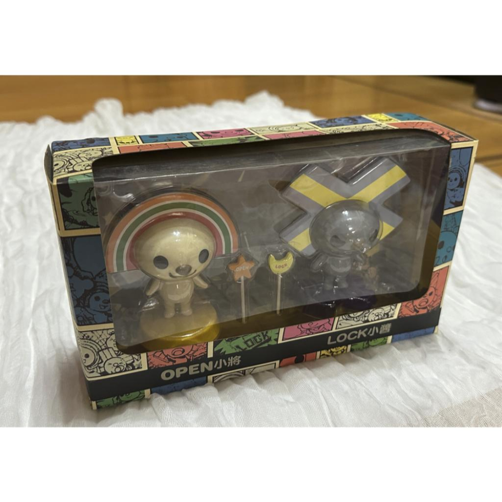 絕版收藏 OPEN小將 LOCK將 公仔組合 便利商店吉祥物 7-11 統一超商-細節圖2