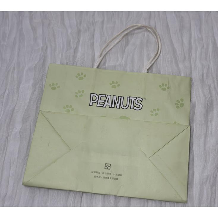 SNOOPY紙袋 PEANUTS紙袋 米樂爆米花聯名紙袋-細節圖2