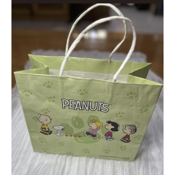 SNOOPY紙袋 PEANUTS紙袋 米樂爆米花聯名紙袋-細節圖3