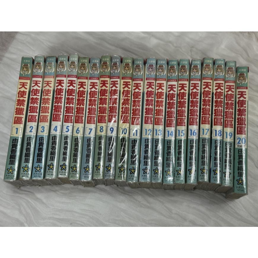 自有書 絕版二手書出清 天使禁獵區 全套不拆售 1-20完結 大然版 由貴香織里 無章 無釘 含書套-細節圖2