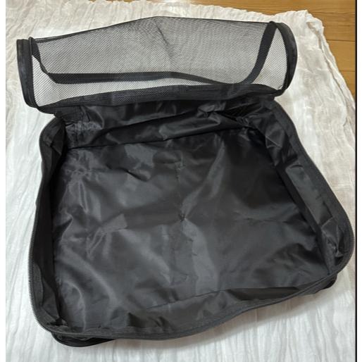 黑色衣物收納袋 旅行用 網格透氣衣物收納袋 旅行收納包-細節圖3