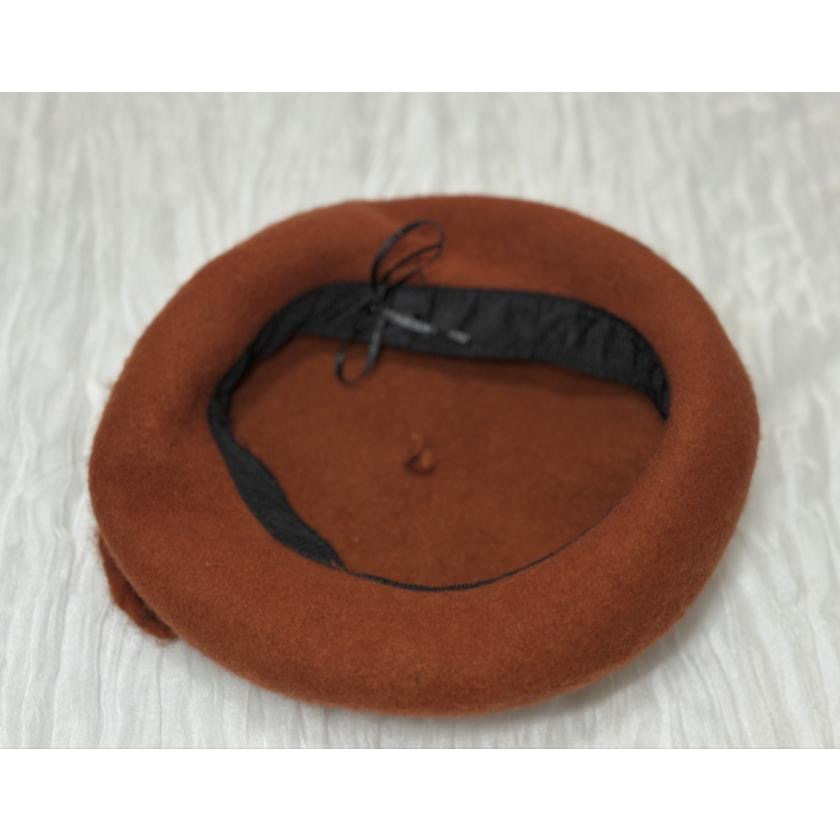 狐狸耳朵 貝蕾帽 小畫家帽 羊毛氈帽-細節圖4