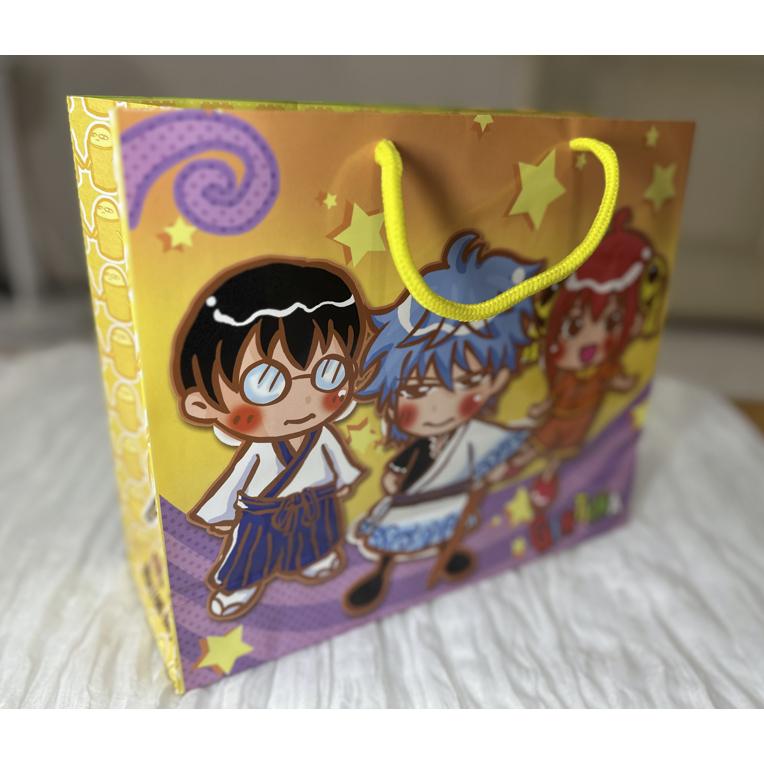 同人場原創紙袋 銀魂 GINTAMA Yutaka*油 可愛動漫紙袋 30x26x10.5cm-細節圖2