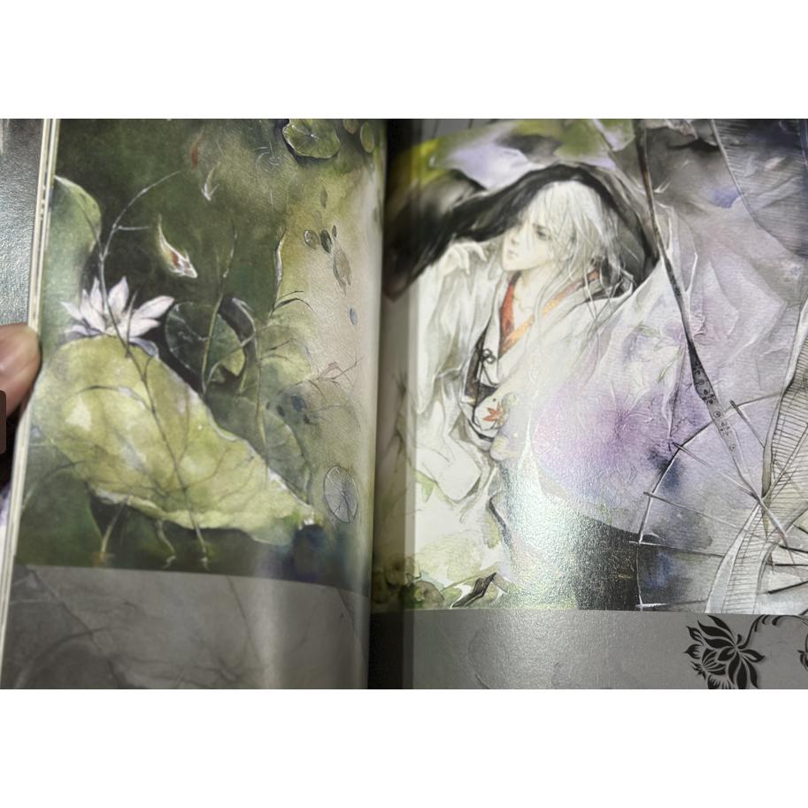 絕版自有二手書 ENO(何何舞) 華蓋之月 個人畫集 含海報及資料夾 畫冊 黑龍江美術出版社 水彩風格 威向小說繪師-細節圖4