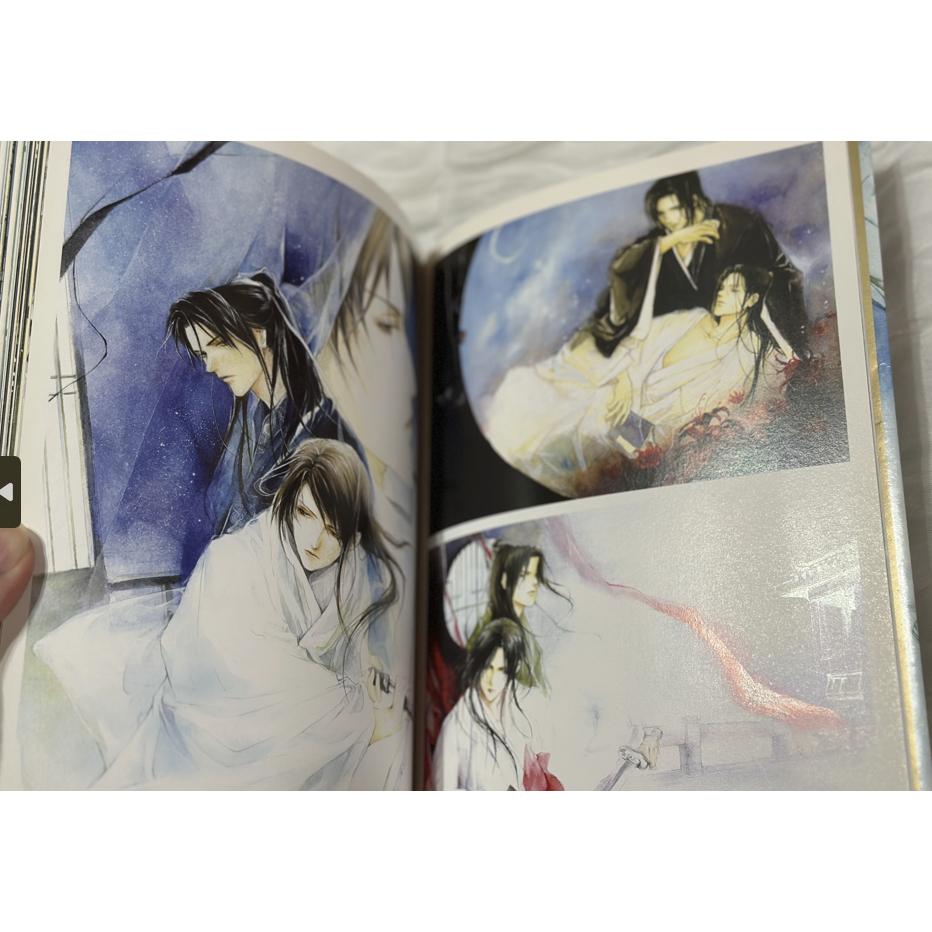 絕版自有二手書 ENO(何何舞) 華蓋之月 個人畫集 含海報及資料夾 畫冊 黑龍江美術出版社 水彩風格 威向小說繪師-細節圖5