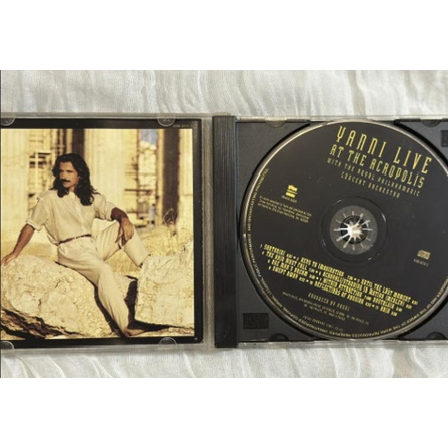二手絕版自有CD  YANNI Live at the Acropolis 雅尼雅典衛城現場音樂會 新世紀音樂 1994-細節圖2