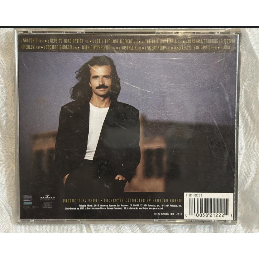 二手絕版自有CD  YANNI Live at the Acropolis 雅尼雅典衛城現場音樂會 新世紀音樂 1994-細節圖3